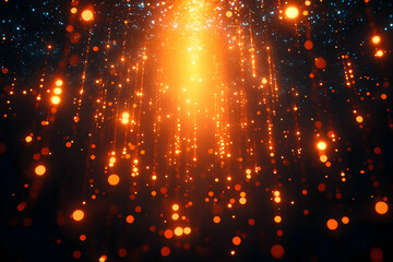 Obraz premium Abstract Background Golden Lights