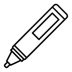 vector illustration of a drawing of a pencil