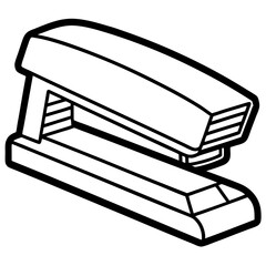 stapler isolated on white