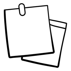 vector illustration of a clipboard 