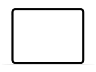 High Quality Tablet Mockup Template in Space Black Color