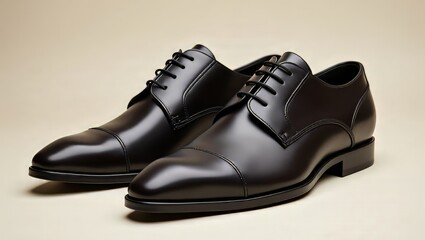  "Elegant Dark Brown Leather Oxford Shoes &ndash; Classic Men's Formal Footwear"