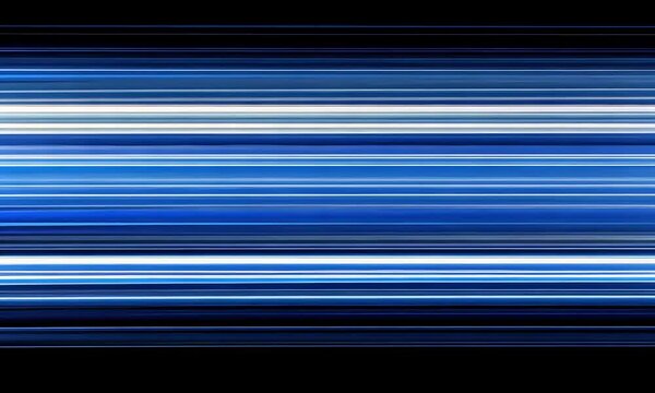 Abstract Blue Horizontal Lines Speed Motion Blur Background