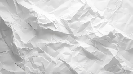 Fototapeta premium Abstract Texture of Crumpled Paper with Striking Shadows and Contrast