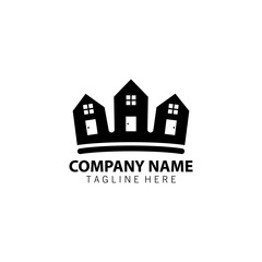 king's property logo design vector