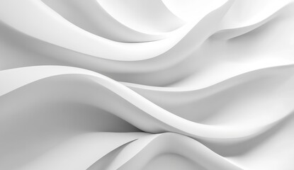 Obraz premium Abstract White Fabric Drapery