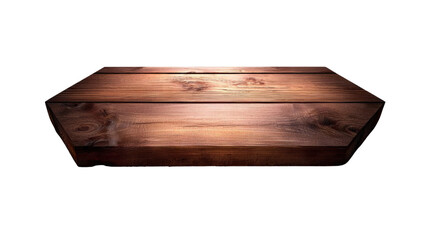 Rustic Wooden Tabletop Display for Craft or Food Presentation in a Well-Lit Environment
