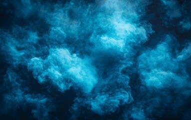 Obraz premium Abstract blue smoke texture background.