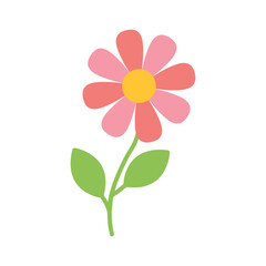 flower flat vector design