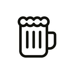 beer glass icon outlines