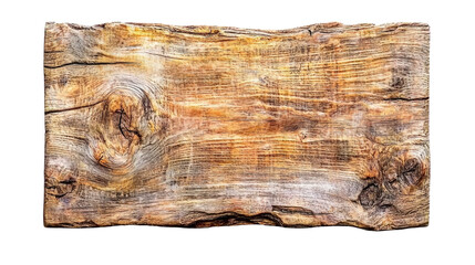 Naklejka premium Rustic Wooden Plank with Natural Texture and Unique Grain Patterns for Textures and Backgrounds