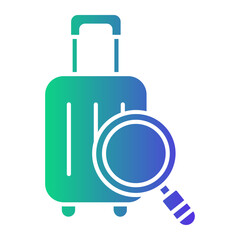 suitcase Gradient icon