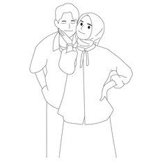 mother and son