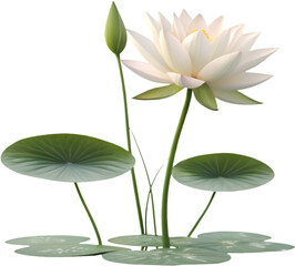A stunning Lotus flower showcasing grace and elegance, representing purity and serenity in nature. 