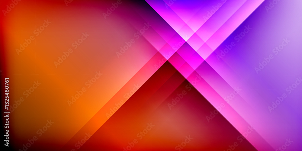 Aufkleber dynamic shadow lines geometric shapes