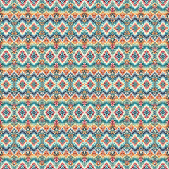 AI Generative Seamless IKAT Pattern | Textile Design Prints Patterns | Fashion Fabric Prints & Patterns | Ethnic Boho Motif | Decorative Abstract Background