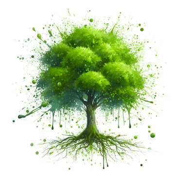 green tree vector