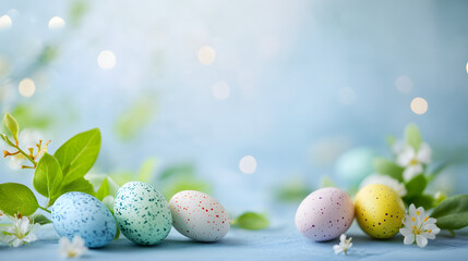 Fototapeta premium easter, egg, eggs, holiday, decoration, spring, food, celebration, blue, candy, green, yellow, color, colorful, chocolate, ball, season, tradition, symbol, grass, sweet, nature, nest, traditional, col