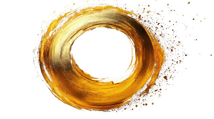 Golden Swirl: A captivating visual of a golden swirl, exuding elegance and movement, ideal for abstract designs and concepts.