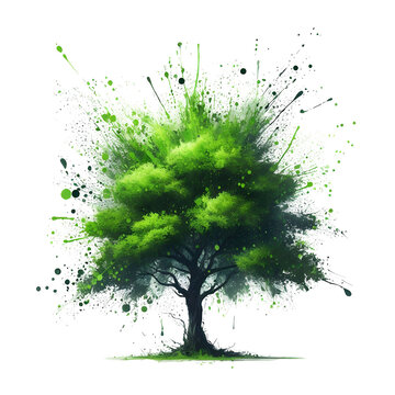 vector illustration of a tree
