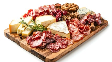 Obraz premium Cutting board with tasty appetizers