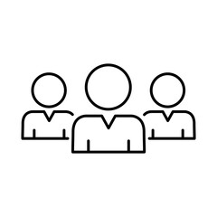 Teamwork Line Icon. Teamwork, Business, Planning, Strategy, Marketing, Leadership, Work Group, Meeting, Partnership Icons Editable Stroke Vector Illustration