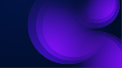 dark purple abstract background with glowing circles vector illustration, great for business project, presentation background, and wallpaper