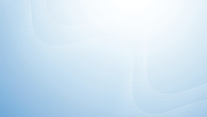Baby blue gradient with halftone abstract background for backdrop or presentation