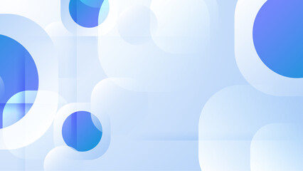 abstract white background with blue geometric vector illustration, for website design, wallpaper, and business presentation