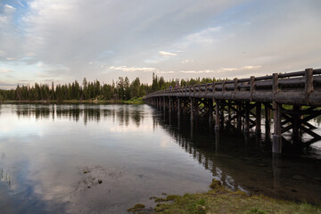 Obraz premium Yellowstone National Park in Wyoming