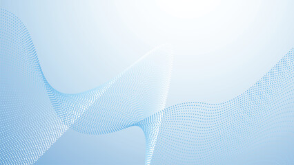 Baby blue gradient with halftone abstract background for backdrop or presentation