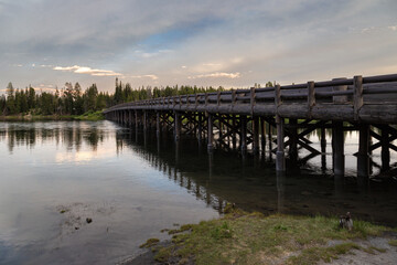 Obraz premium Yellowstone National Park in Wyoming