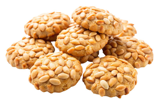 Italian pignoli cookies nutty chewy texture indulgence