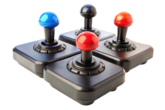 Joysticks offer smooth navigation for gamers
