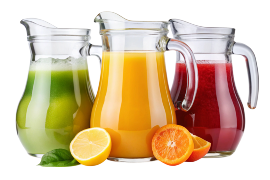 Juice pitchers add color to gatherings