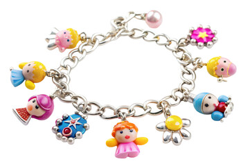 Kids charm bracelet colorful charms to celebrate childhood joy