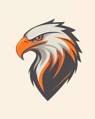 Obraz premium eagle logo mascot illustration
