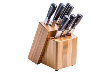 Knife blocks enhance kitchen organization efficiency