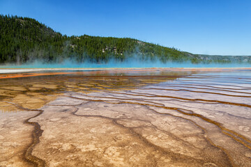 Grand Prismatic Spring in Yellowstone National Park