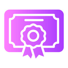 diploma Gradient icon
