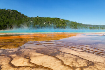 Grand Prismatic Spring in Yellowstone National Park