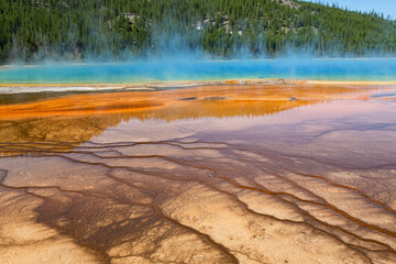 Grand Prismatic Spring in Yellowstone National Park