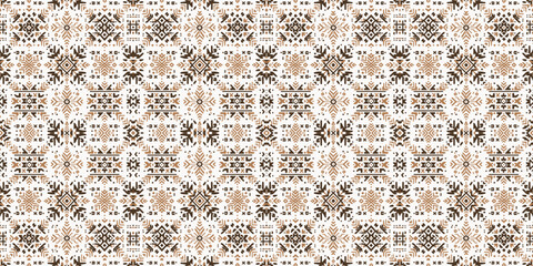 vintage seamless pattern with flowers