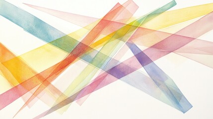 Dynamic Patterns of Light on a White Background