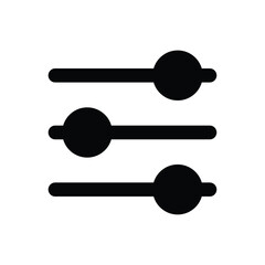 Filter icon in glyph line