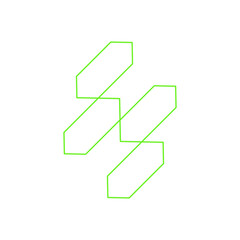 shape geometric for retro futuristic element