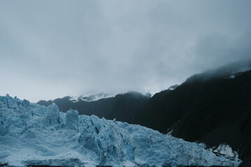 Kenai Fjords National Park cruise glacier view in Seward Anchorage Alaska, Holgate Glacier