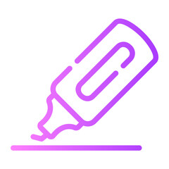 highlighter Line Gradient Icon