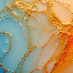 Organic, flowing liquid surface in 3D for sleek, modern presentation background