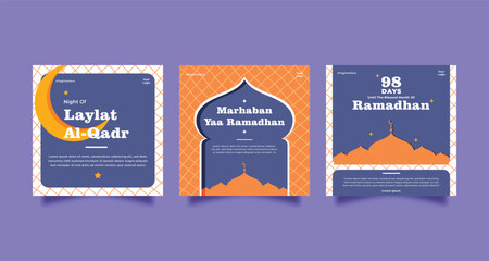 Social Media Post Template Special Ramadhan Concept